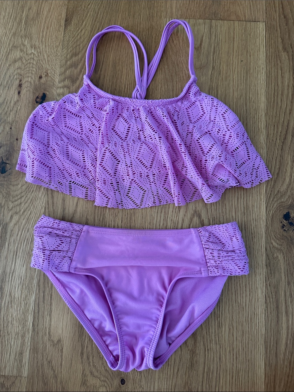 Cat & Jack Pink Girls' Swim Top / Cover-Up - Pink